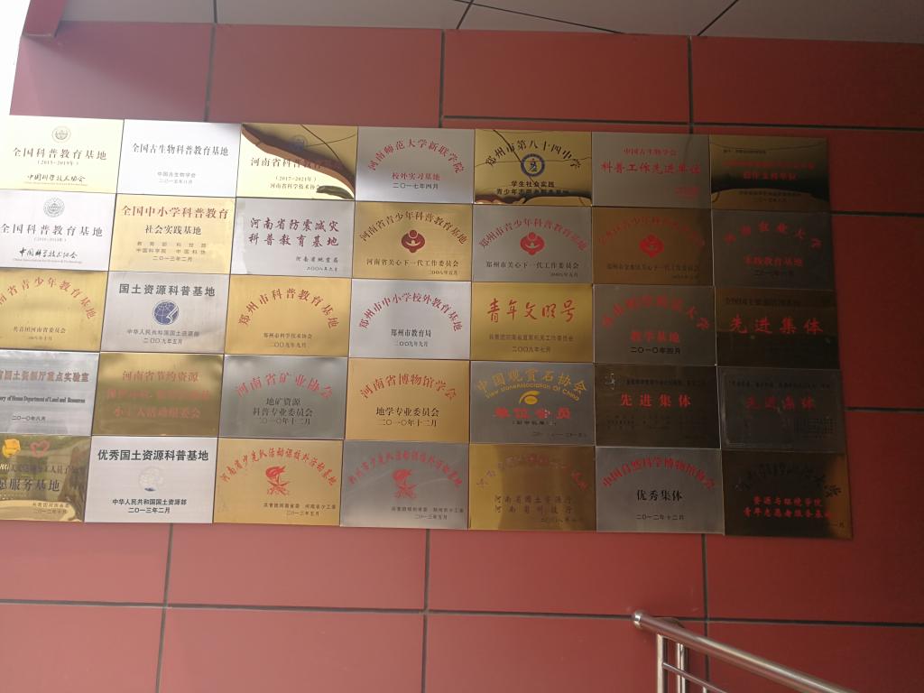 河南省地质博物馆是我校的社会实践基地