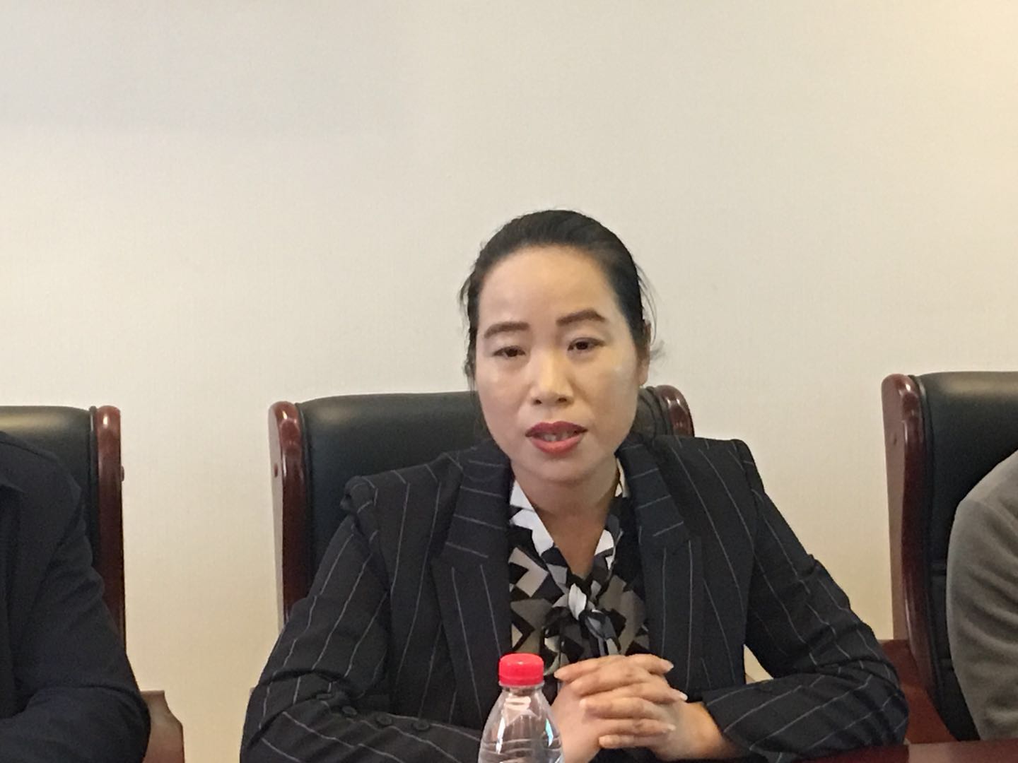 乔健主任介绍东区创客教育的开展情况