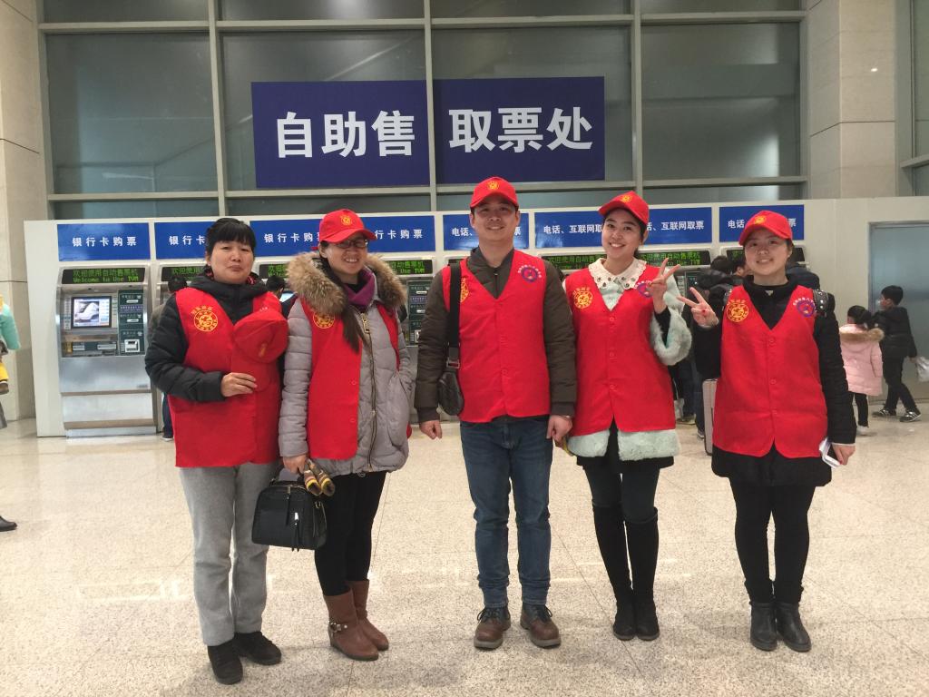 志愿者合影