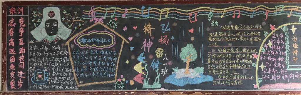 八年级一班主题板报