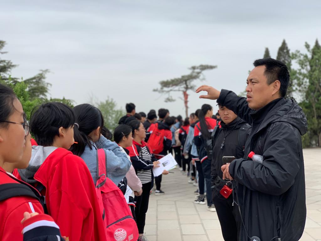 周主任讲解桃花峪分界点