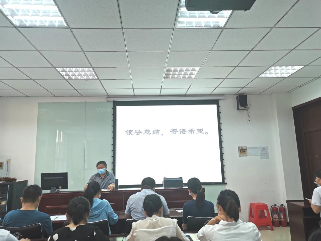 常慧钦校长总结本次活动,寄予希望
