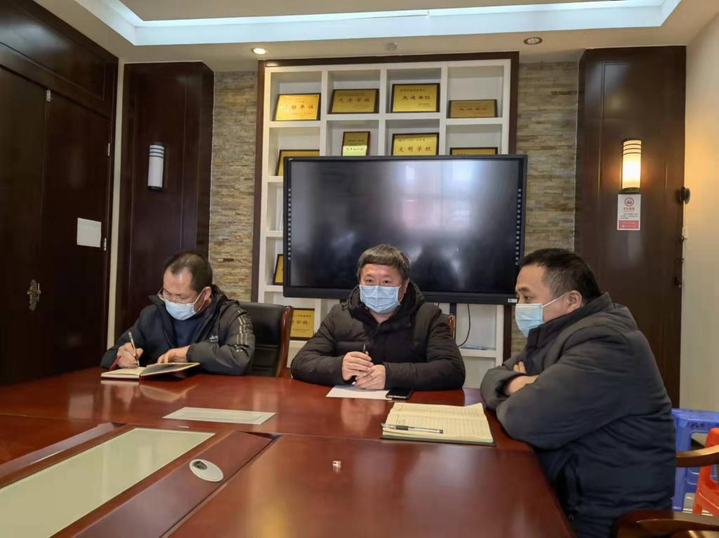 常慧钦校长布置工作