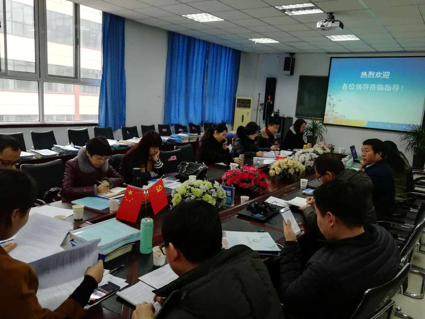 常校长汇报我校课程建设情况