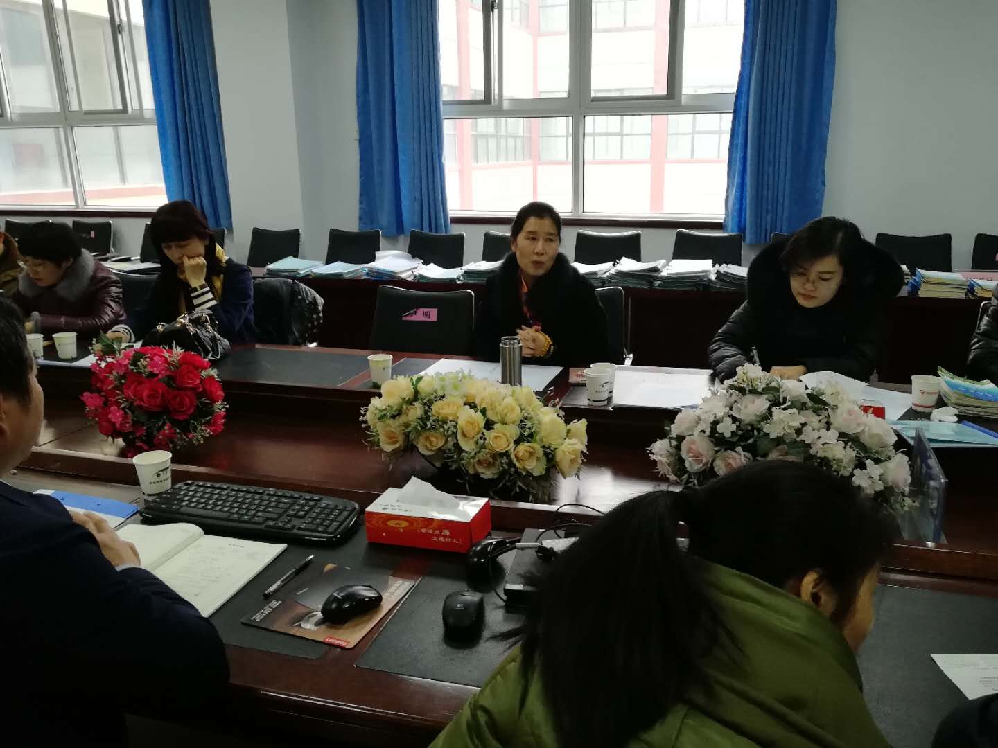 教研室杨主任和王允老师分别做督导总结